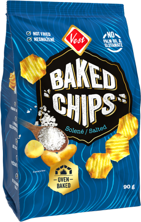 Baked chips salted 90g